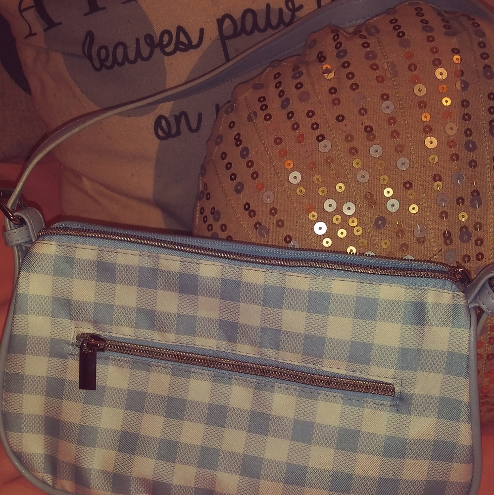 Small Blue plaid purse 💙 - Picture 2 of 12